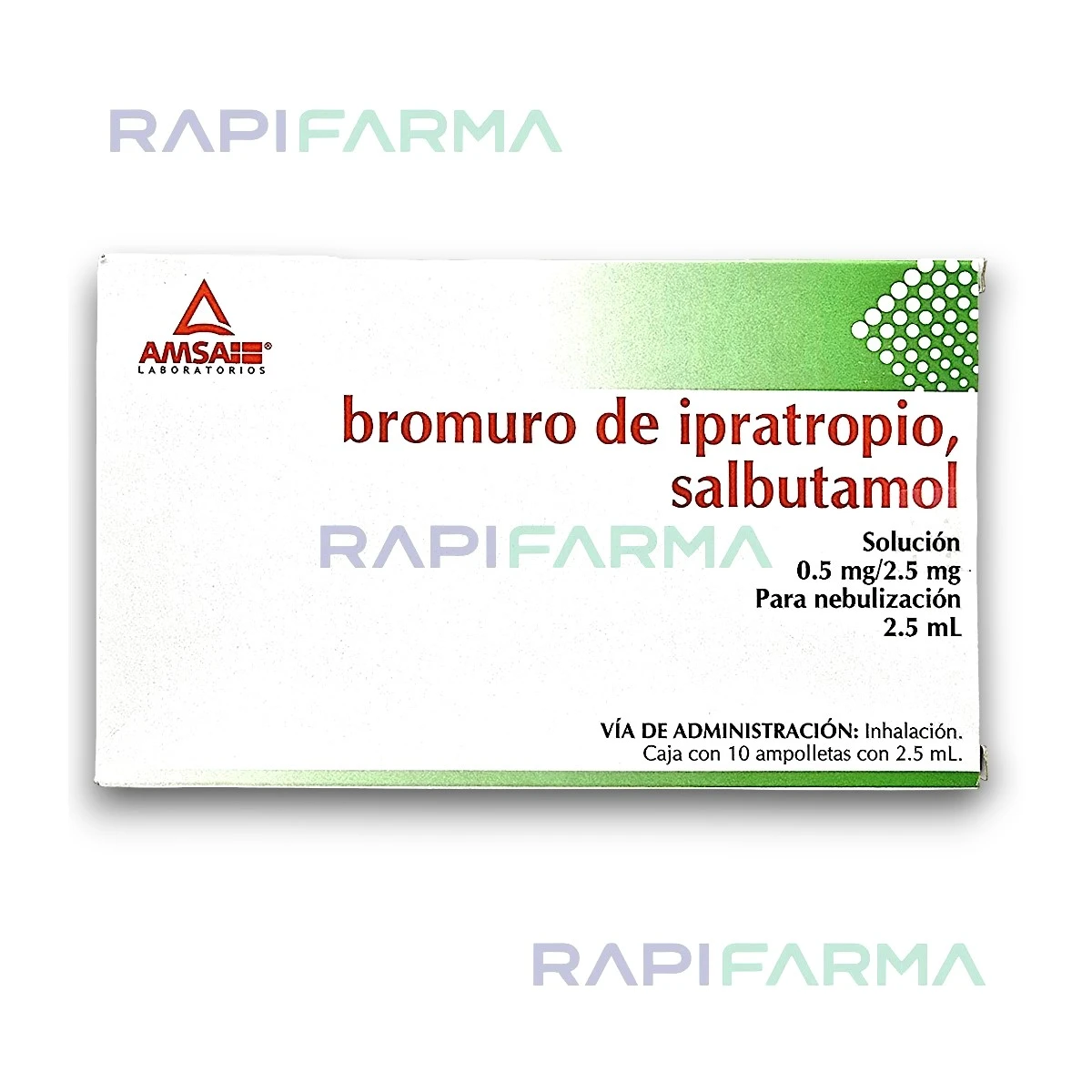 Bromuro de Ipratropio / Salbutamol 10amp Nebulizar