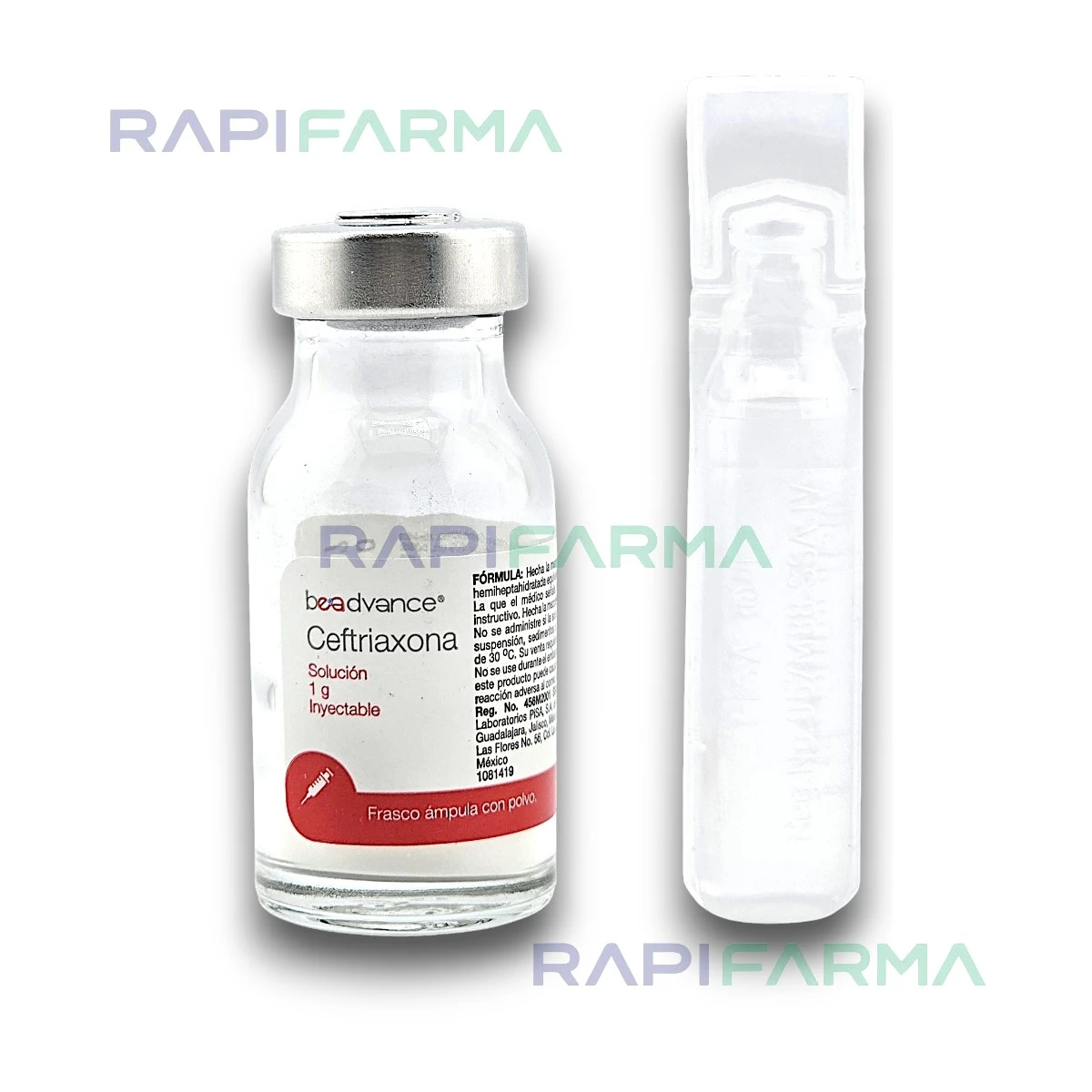 Ceftriaxona 1g iny (Rosefin Beadvance) imagen 4