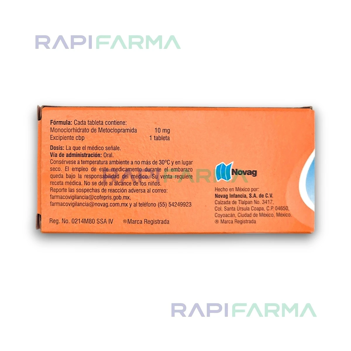 Cirulan (Metoclopramida) 10 mg imagen 2