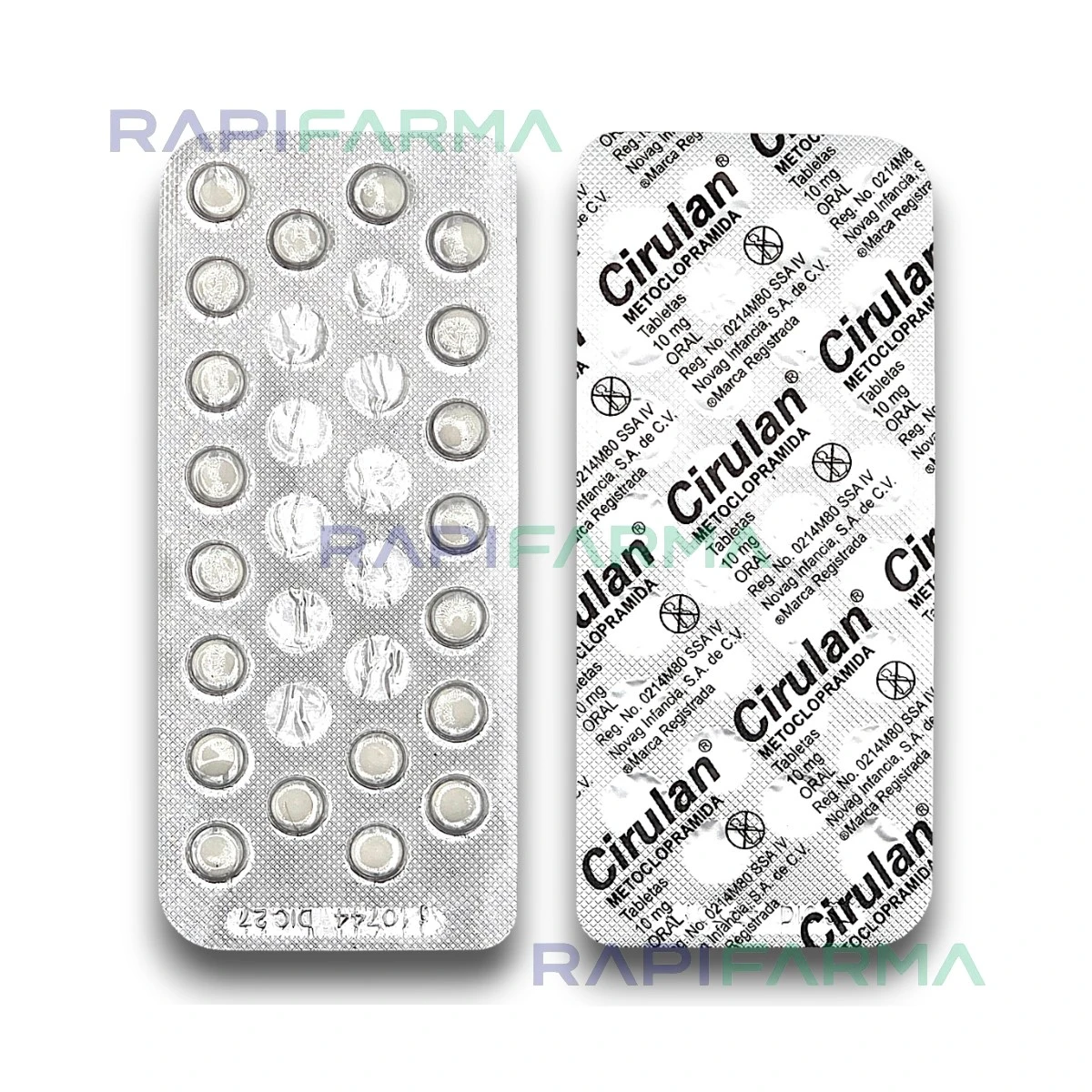 Cirulan (Metoclopramida) 10 mg imagen 3