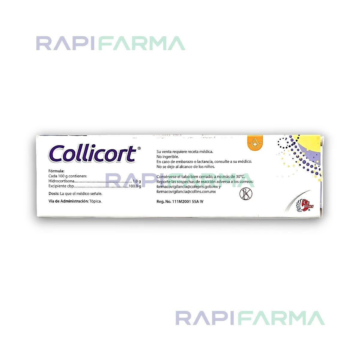Hidrocortisona crema 60g (Collicort) imagen 2