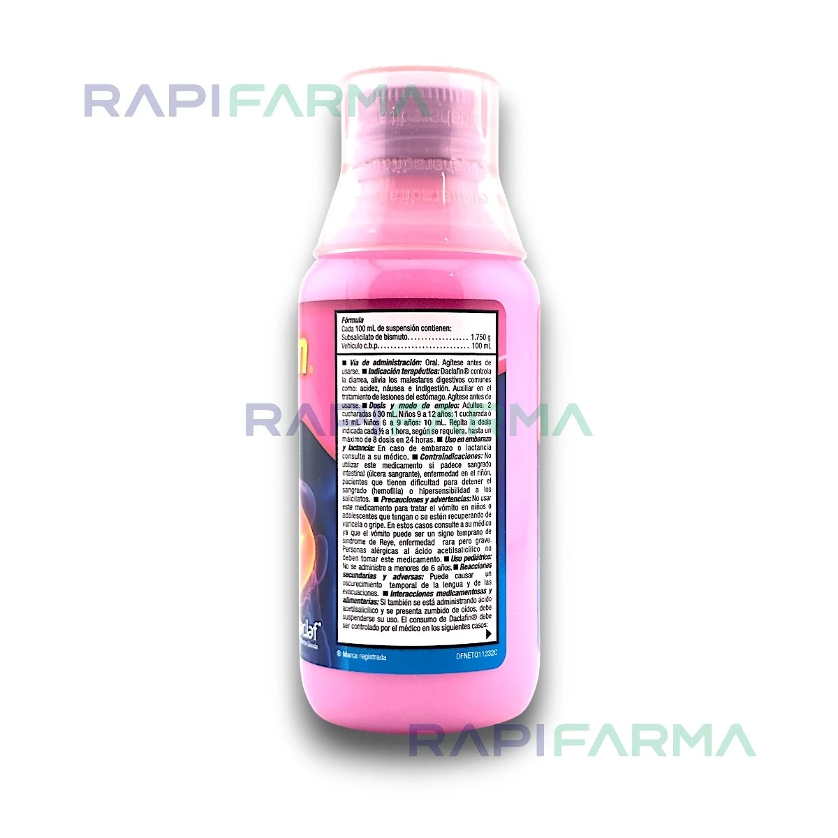 Daclafin Suspensión (Peptobismol/Subsalicilato de Bismuto) 1.75 g imagen 2