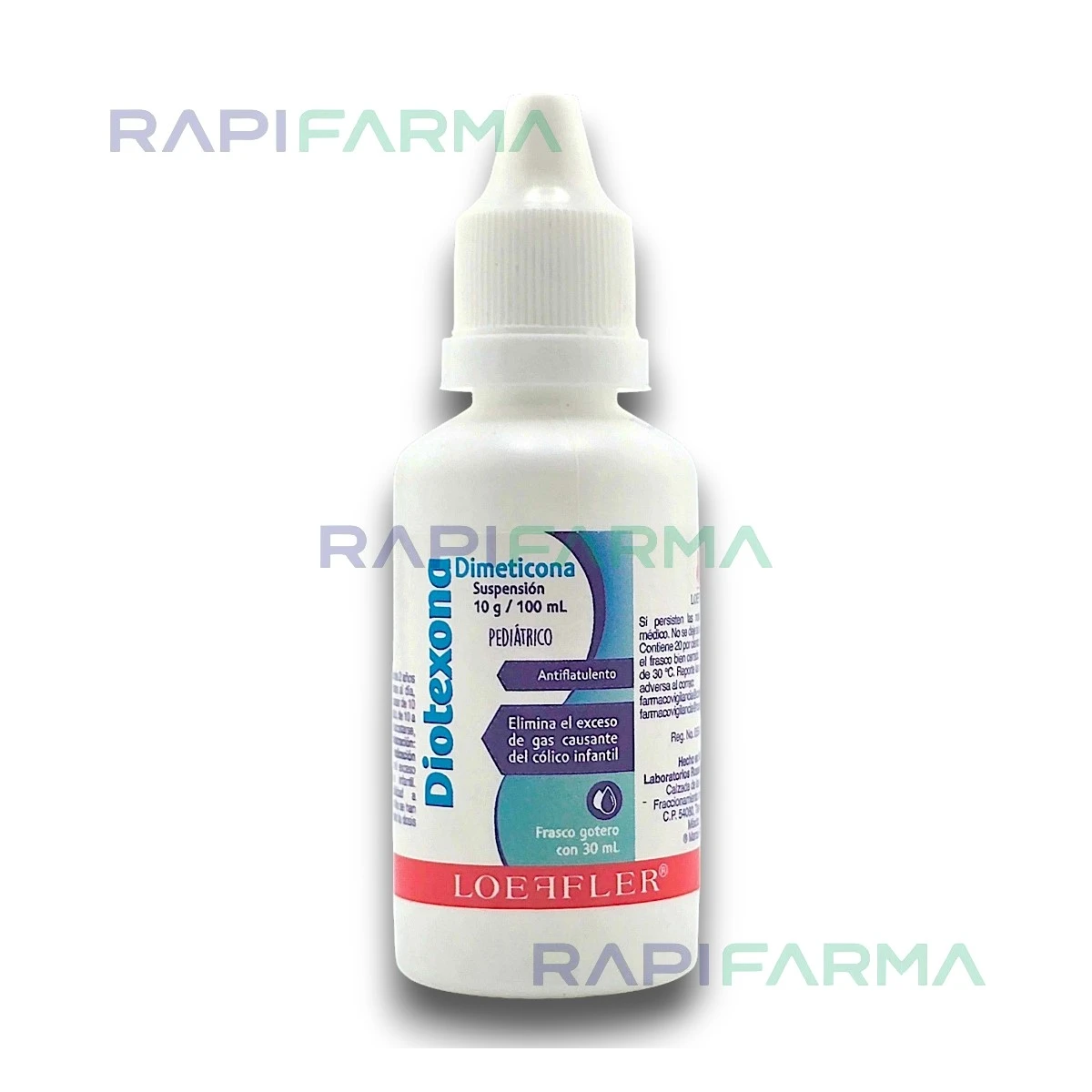 Dimeticona Pediátrico Suspensión 30ml (Diotexona) imagen 3