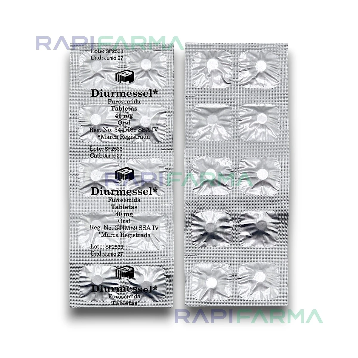 Furosemida 40mg 20tab (Diurmessel) imagen 3