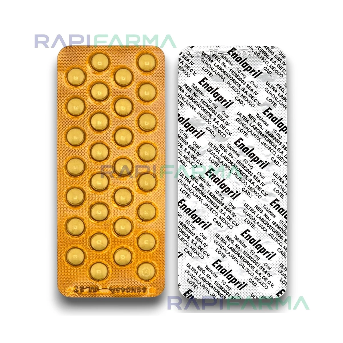 Enalapril 10mg 30tab (Ultra) imagen 3