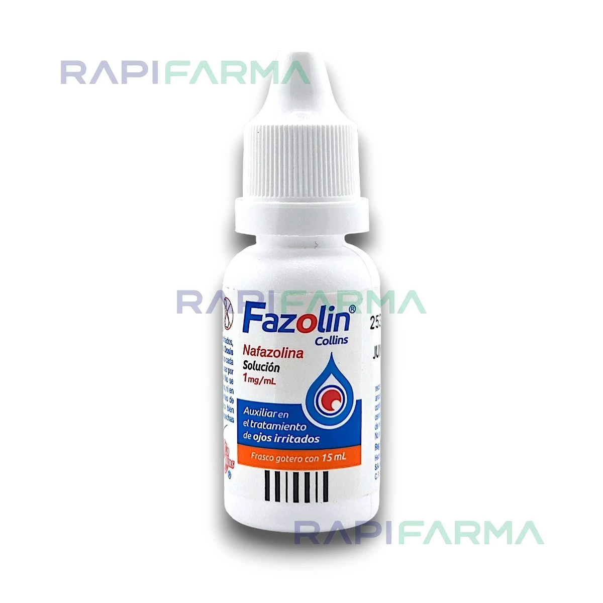 Fazolin Solución Oftálmica (Nafazolina) 1 mg/mL imagen 2