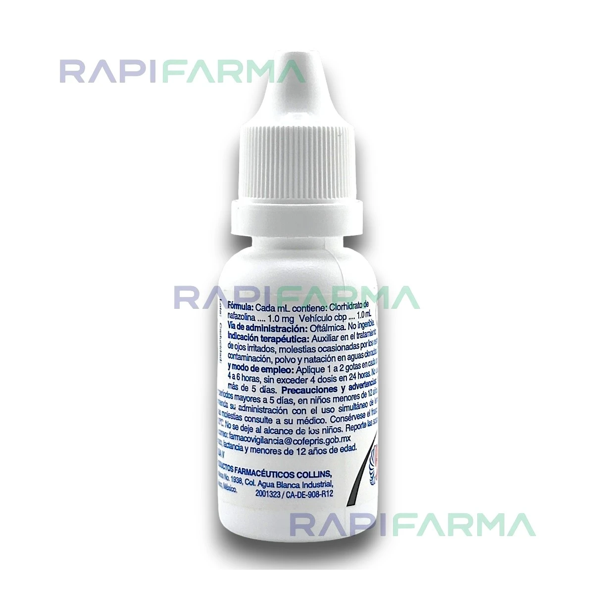 Fazolin Solución Oftálmica (Nafazolina) 1 mg/mL imagen 3