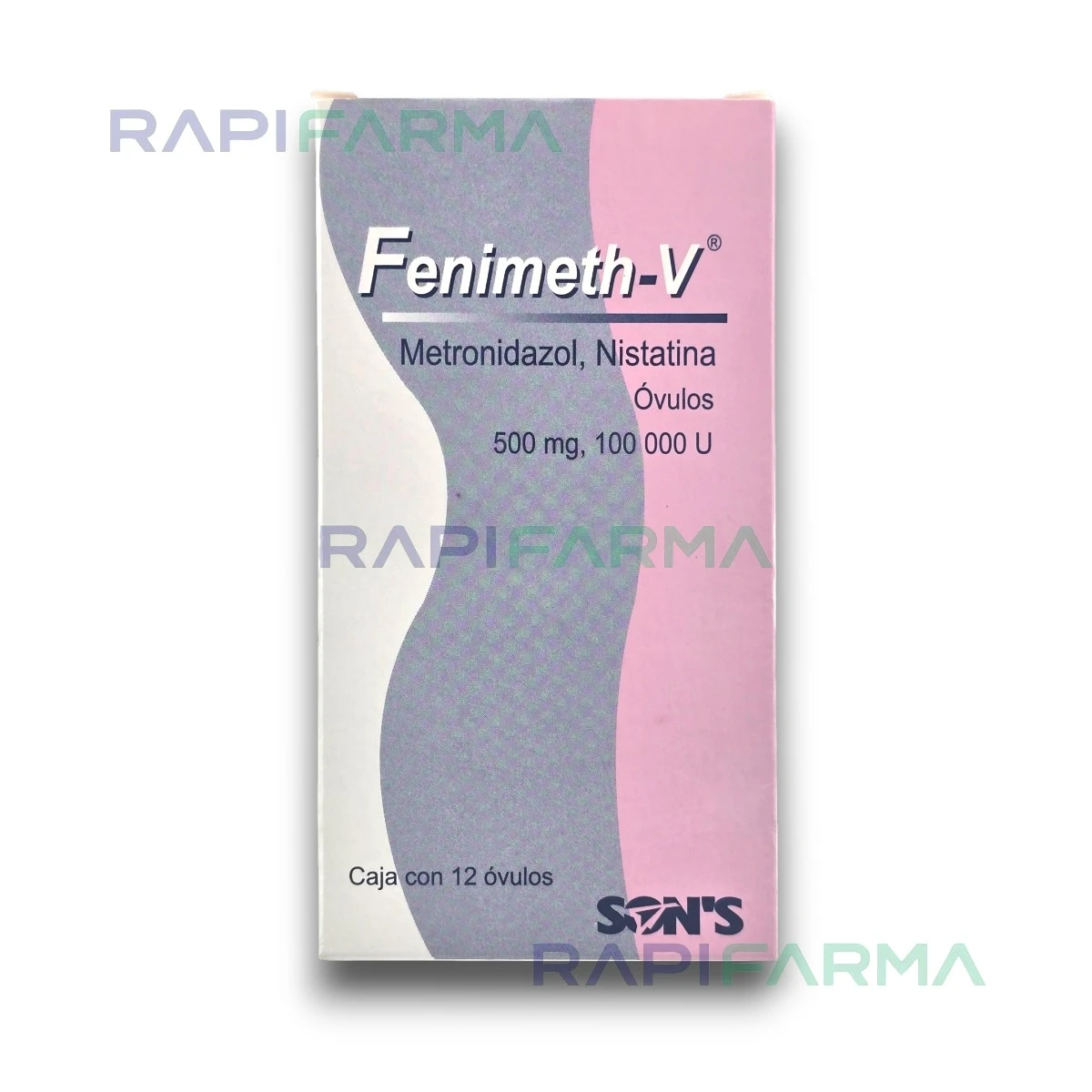 Fenimeth-V Óvulos (Metronidazol-Nistatina) 500mg-100 000 U