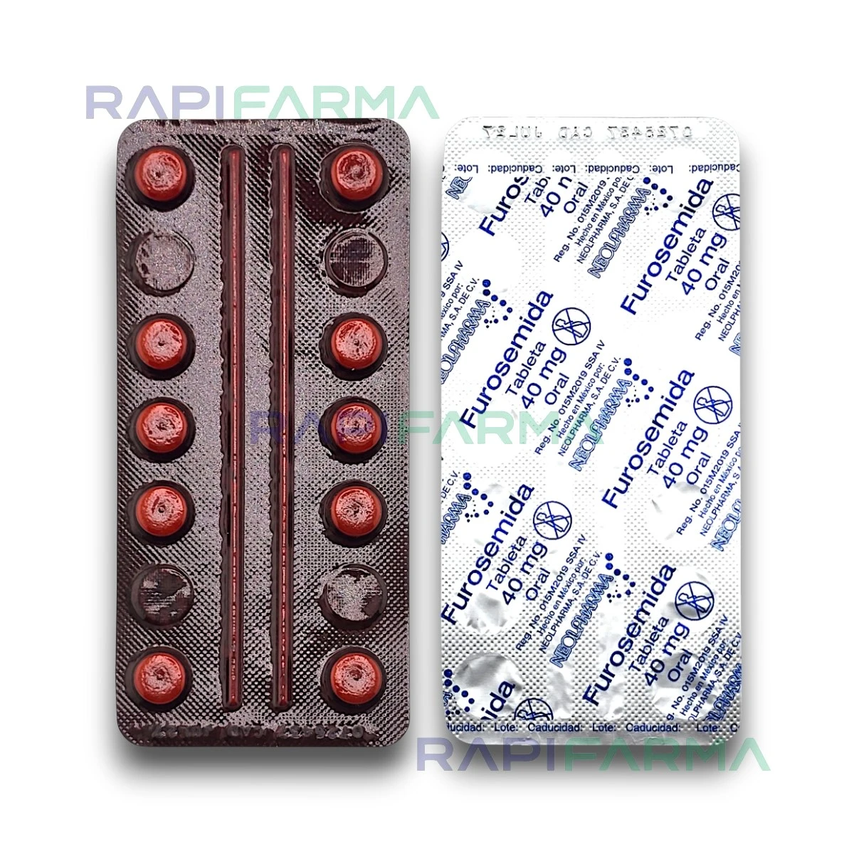 Furosemida 40mg 20tab (Neolpharma) imagen 3