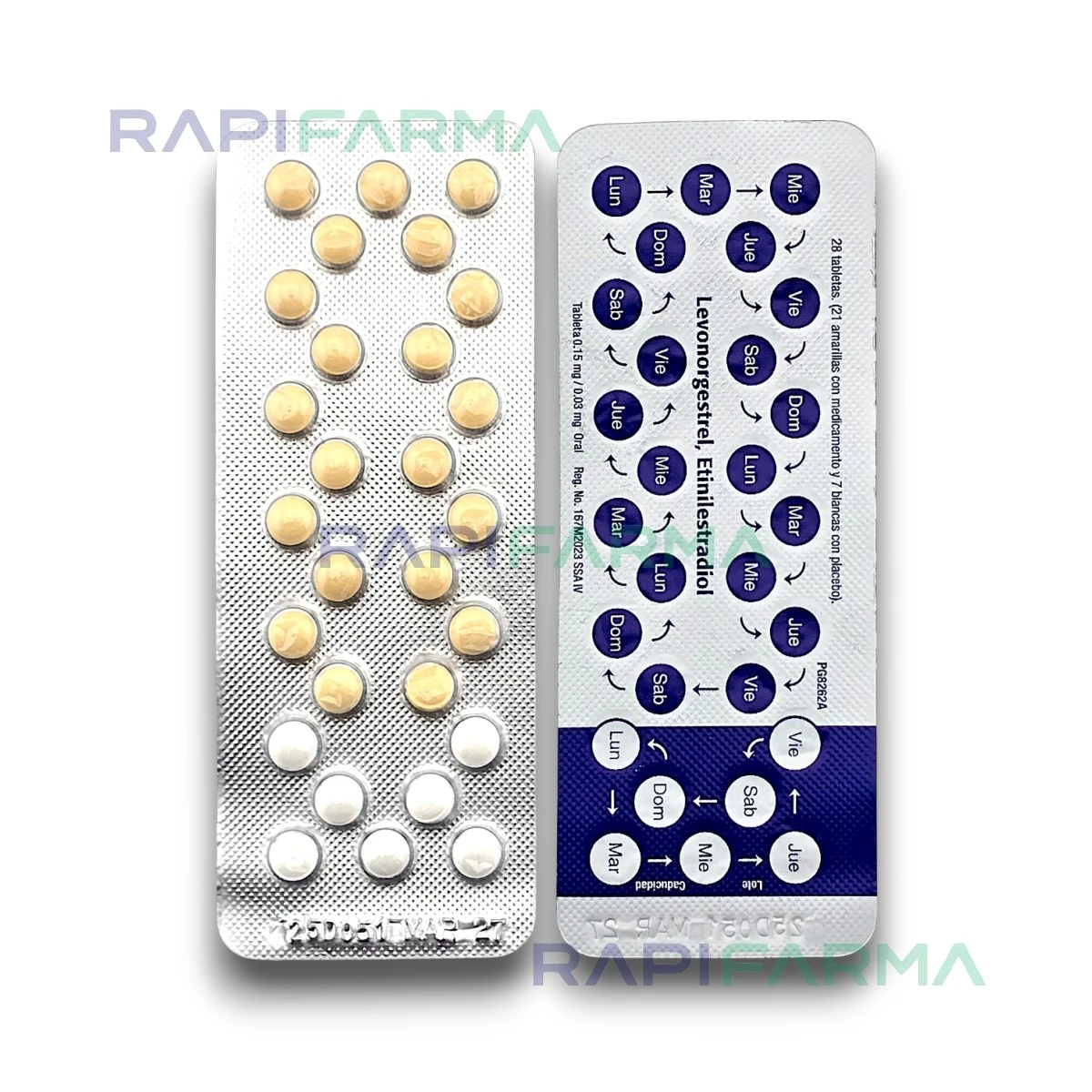 Levonorgestrel / Etinilestradiol 28tab (Anticonceptivo) imagen 3
