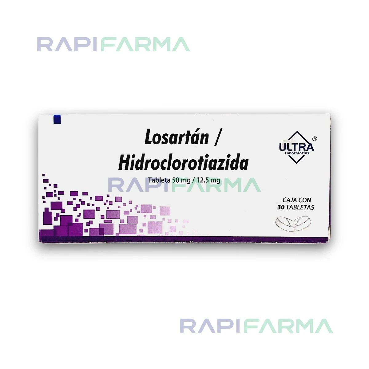 Losartán / Hidroclorotiazida 50 mg / 12.5 mg
