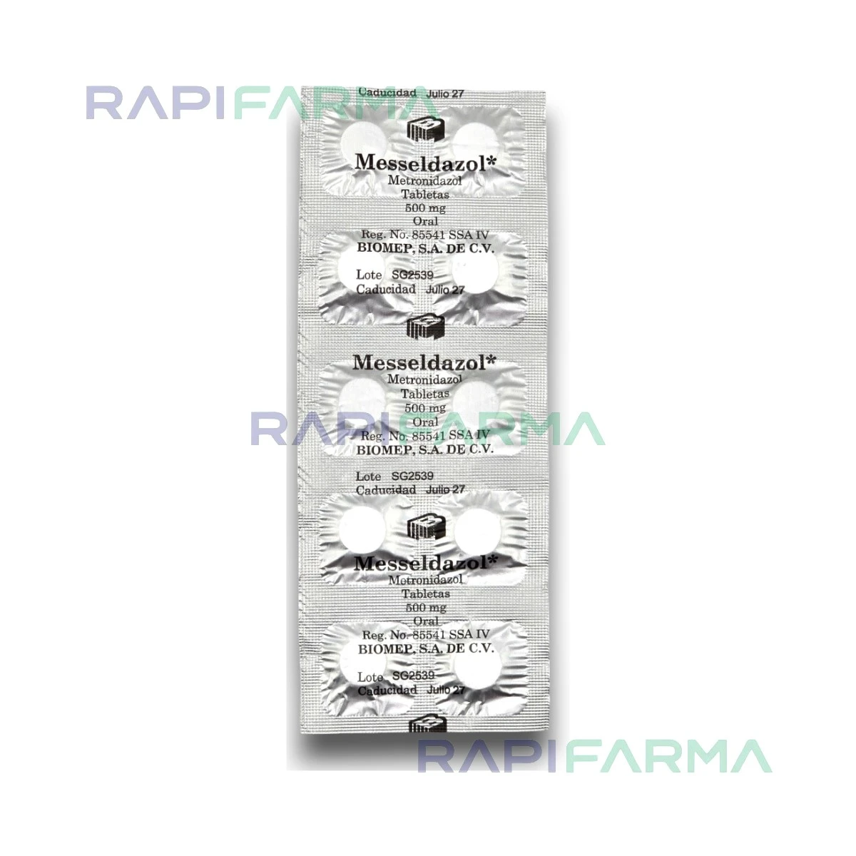 Messeldazol (Metronidazol) imagen 4