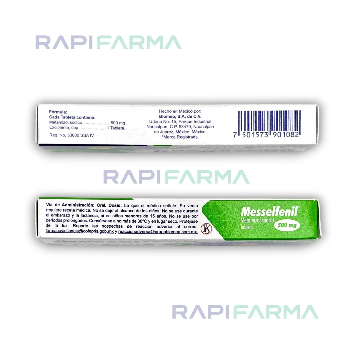 Messelfenil (Duralgina) 500 mg imagen 2