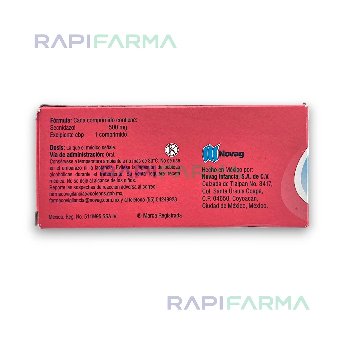 Minovag (Secnidazol) 500 mg imagen 2