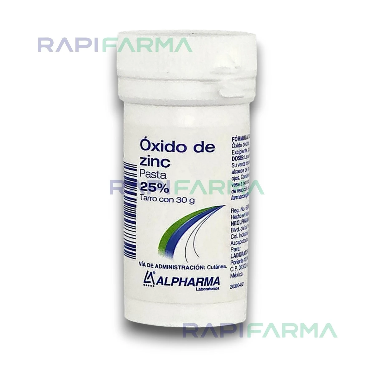 Óxido de Zinc (Pasta Lassar) 25%