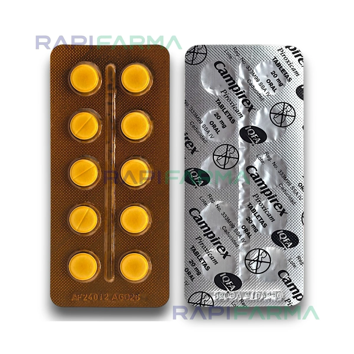 Piroxicam 20 mg imagen 3