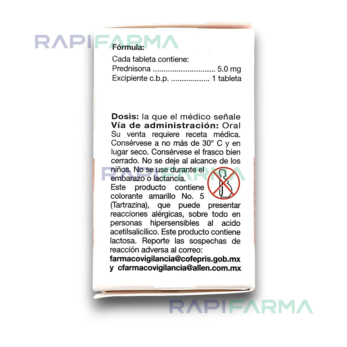 Premagnol (Prednisona) 5 mg imagen 2