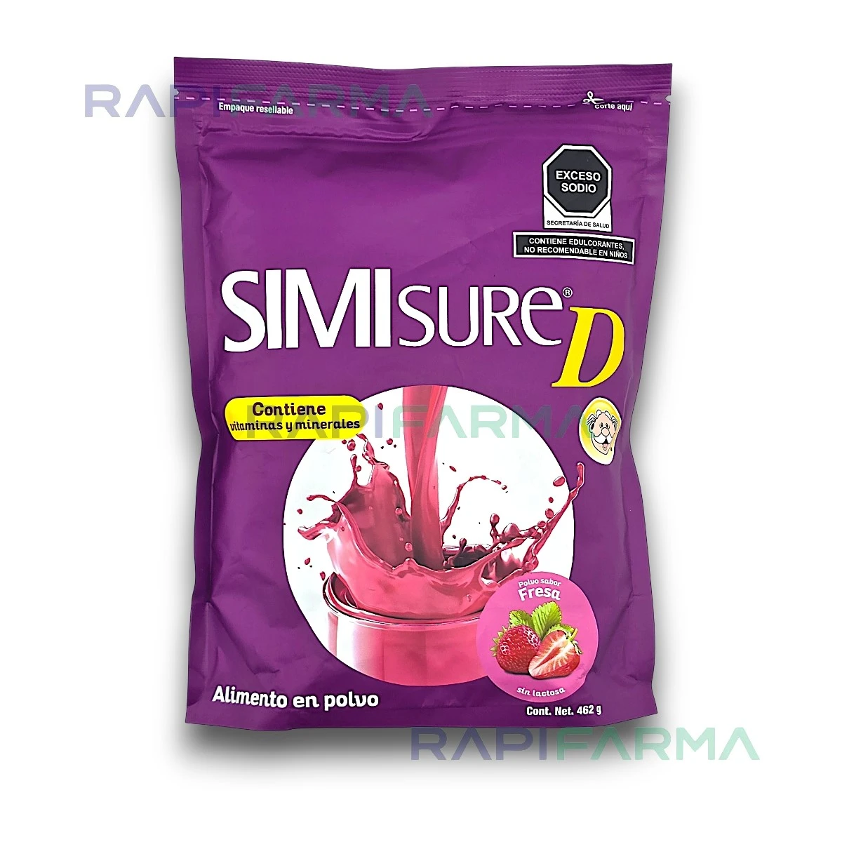 SIMISURE D – Alimento en Polvo Sabor Fresa (462 g)