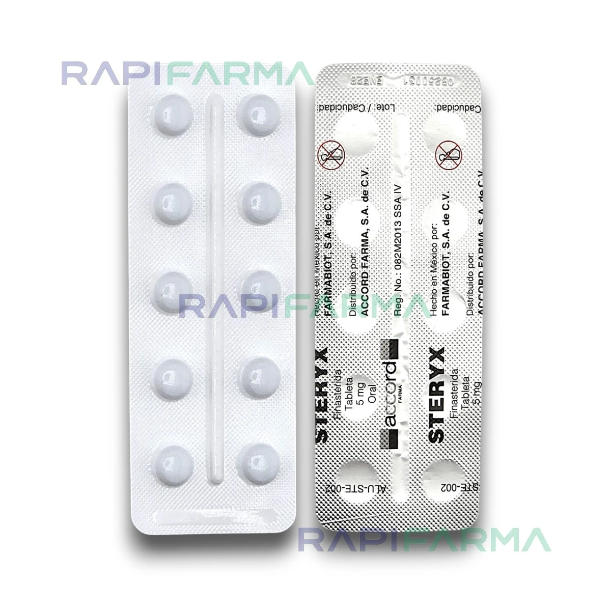 Finasterida 5mg 30tab (Steryx) imagen 3