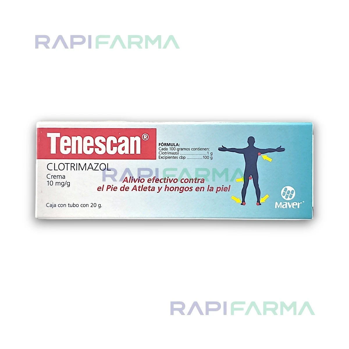 Clotrimazol Crema 20g (Tenescan)