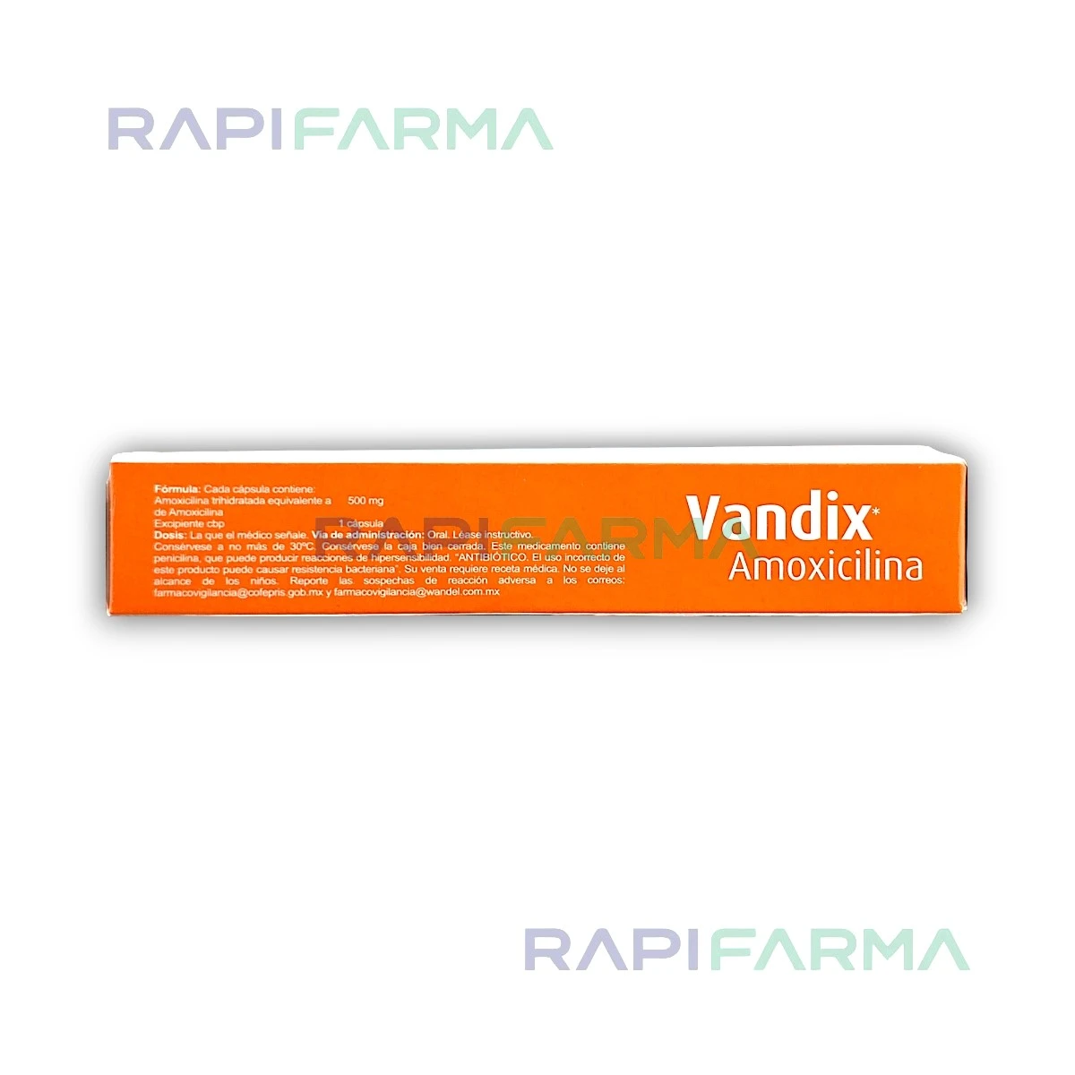 Amoxicilina 500mg 12cap (Vandix) imagen 3