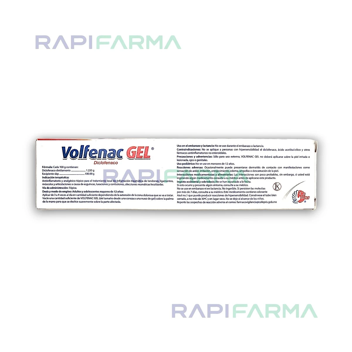 Diclofenaco Gel 60g (Volfenac) imagen 2