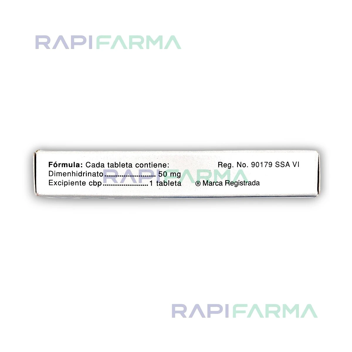 Dimenhidrinato 50mg 20tab (Vomisin Gravinol) imagen 3