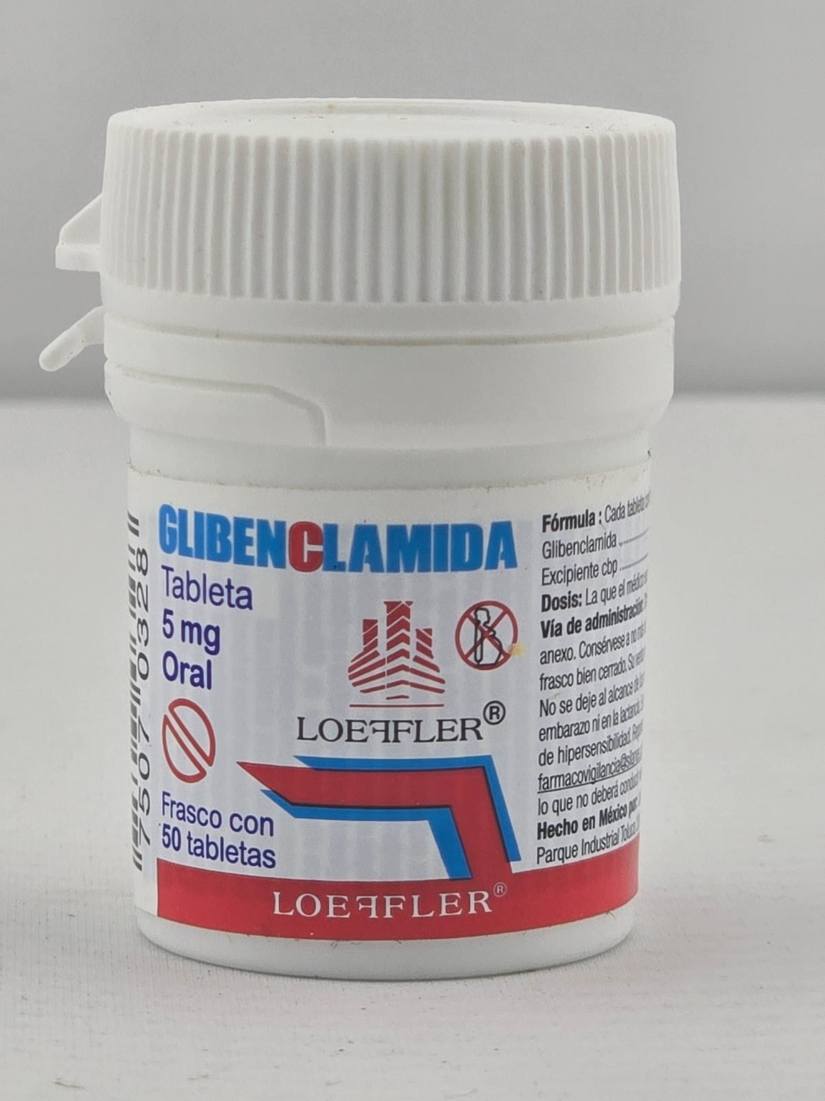 Glibenclamida 5mg 50tab