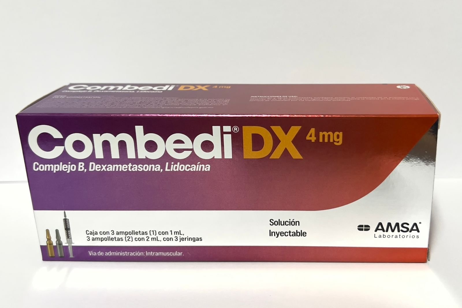 Complejo B Dexametasona Lidocaina iny (Combedi DX)