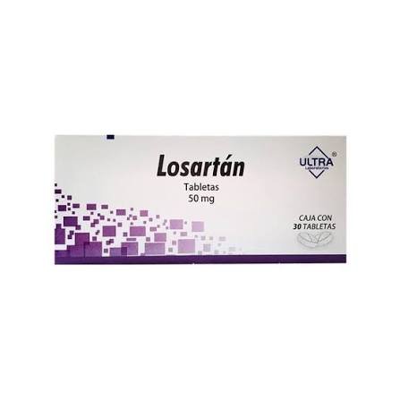 Losartan 50 mg, 30 tablets (Ultra)