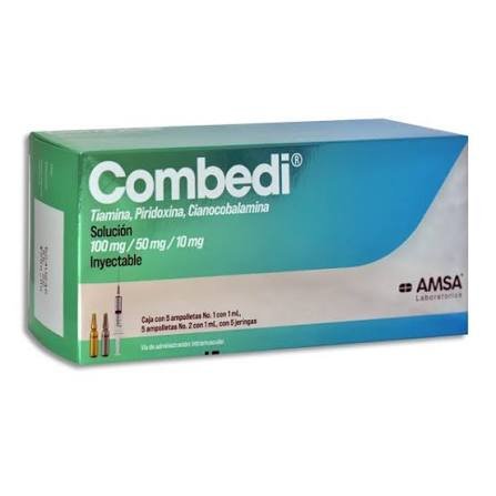 Complejo B INY 5 dosis (Combedi)